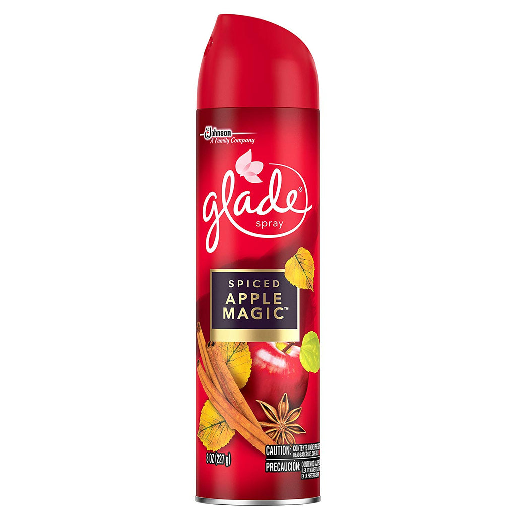 GLADE ROOM SPRAY AIR FRESHENER SPICED APPLE MAGIC 227g