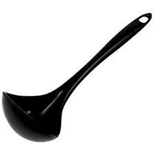 CHEF CRAFT SOUP LADLE - BLACK