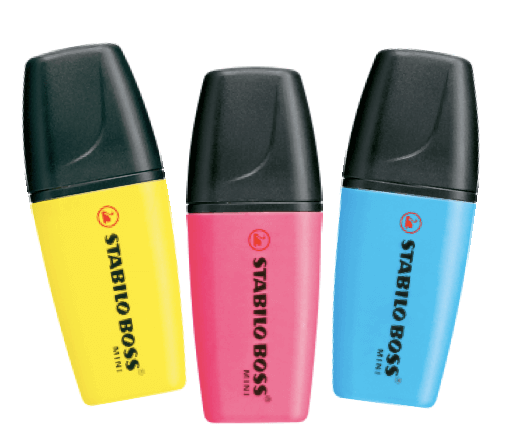 Highlighter STABILO flash - pack of 6